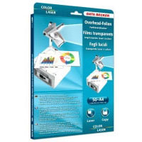 Data becker Farbige Overheadprojektor-Folie fr Laserdrucker (311204)
